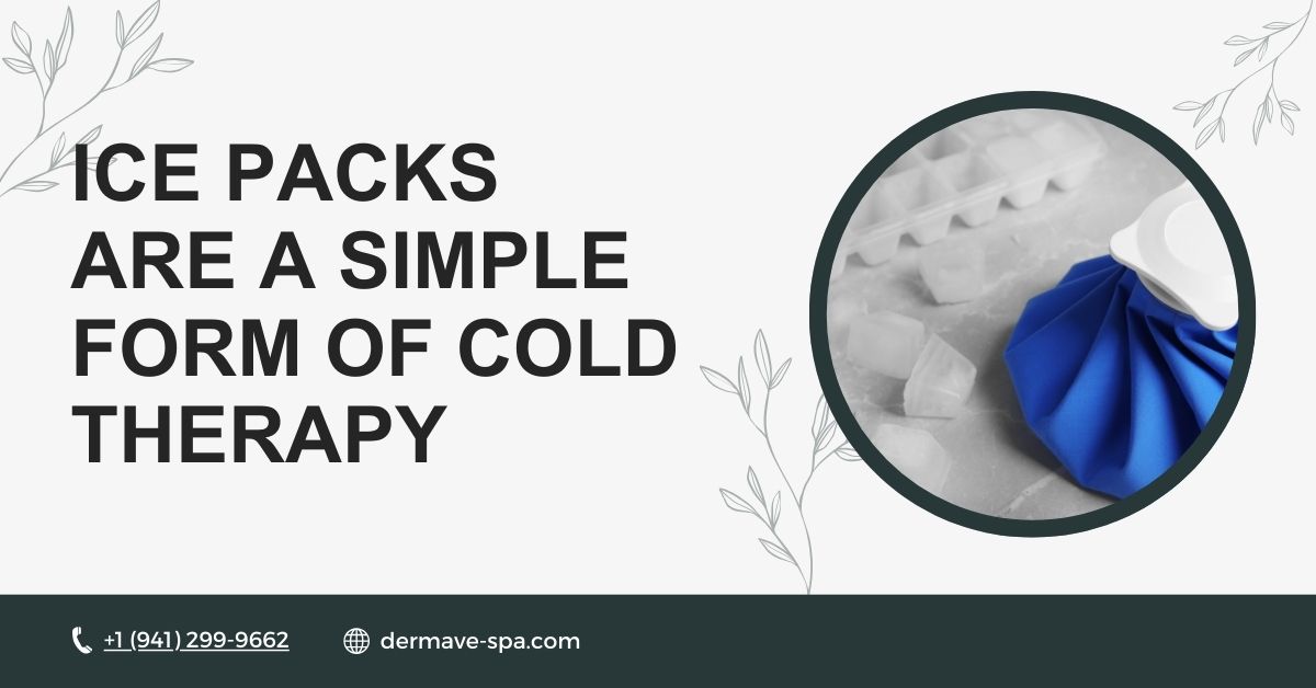 Ice packs are a simple form of cold therapy